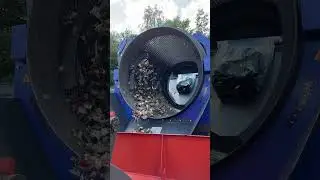 Gewerbem&uuml;ll | Plastikm&uuml;ll sauber Sieben - Trennen - Aufbereiten | Mobile Siebanlage #aufbereitung