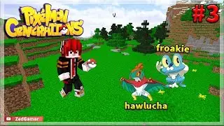 MINECRAFT PIXELMON TẬP 3 THU PHỤC POKEMON FROAKIE V&Agrave; HAWLUCHA