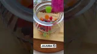 ASMR jujuba ☑️🤩 #shorts #asmr #asmrvideo