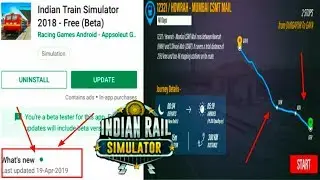 Indian train simulator 2018 New Update | ITS2018 new update