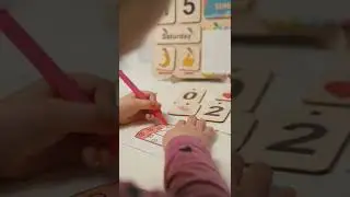 Wooden Calendar Kids Children Wood Calendar Montessori teaching