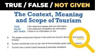 True False Not Given Strategies for IELTS