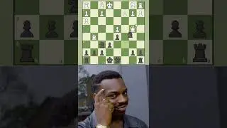 The Queen Pin & Knight Fork Trap: Clever Chess Tactic #chess