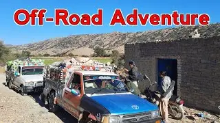 Koh-e-Suleman Off-Road Bike Ride | Blue Sky, Clouds & Natural Trail Adventure