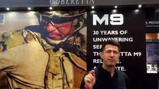 Walking through the NRA 2015 Beretta booth.