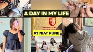 NIAT Pune Student Life: One Realistic Day with Me | College Life at NIAT Pune 🎒✨