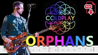 Coldplay - Orphans (🔴Bass Tabs | Notation) @ChamisBass #chamisbass  #coldplaybass
