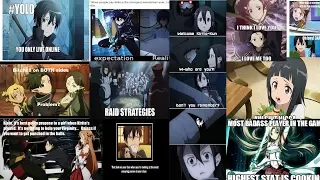 FUNNY SWORD ART ONLINE MEMES