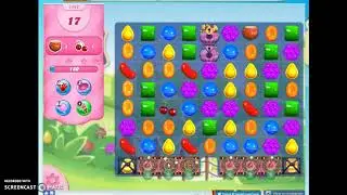 Candy Crush Level 1442 Audio Talkthrough, 2 Stars 0 Boosters