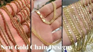 New Gold Chains Collection | Gold Chain Patterns | 22K Gold Chains