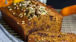No Sugar Pumpkin Bread 🍂 Moist, Fluffy, and Guilt-Free!