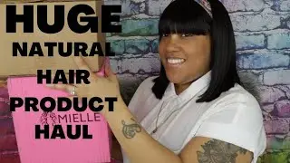 Huge Natural Hair Product Haul 2022 | Curlbox Mielle Organics The Mane Choice Hair Growth Challenge
