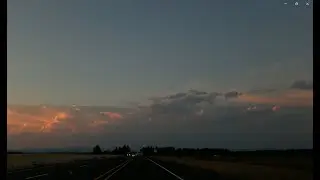 [USA - Canada]Nighttime Driving POV | Dusk to Deep Night Journey. Spokane, WA to Rossland, BC. ASMR
