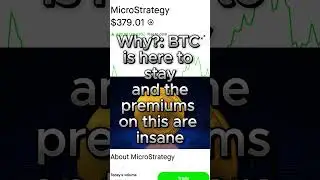 MSTR Premium Is Insane &ndash; Easy CSP 💰 #shorts  #bitcoin  #stocks  #optionstrading  #trading