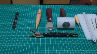 DIY Leather Keychain | Simple Braided Design with Hand Tools
