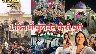 Vrindavan One Day Complete Tour | Delhi To Mathura Vrindavan By Road | One Day Itinerary May 2025