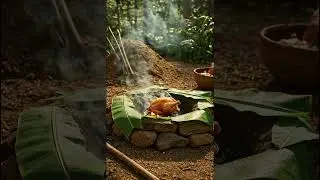 Cooking a Whole Chicken Underground &ndash; Ancient Fire Pit Method