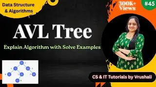 DSA 45 :  AVL Tree Algorithm with Solved Examples | IMP Question Bank