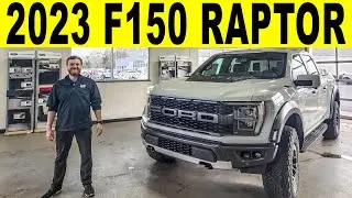 Ford F-150 Raptor 2023 года! Серый цвет Avalanche! Полный обзор экстерьера и интерьера