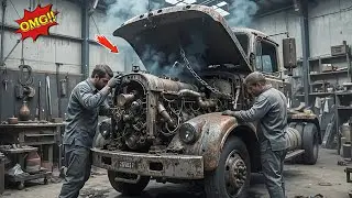 Overheated Truck Engine Turned Red Hot Completely Blocked Head | Master Mechanic&rsquo;s Incredible Repair