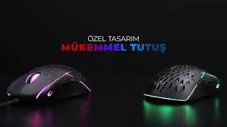 Rampage SMX-R111 DEFILADE 12400dpi RGB Işıklı Super Light Makrolu Gaming Oyuncu Mouse