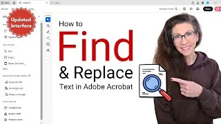 Как найти и заменить текст в Adobe Acrobat (обновленный интерфейс)