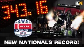Brittany Force goes 343 MPH during Qualifying at the Denso NHRA Sonoma Nationals!