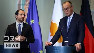 FULL Press Conference: German Chancellor Merz & Cyprus President Christodoulides | EU Talks | AC15