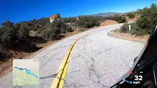 Riding Big Pines Hwy: In Los Angeles County