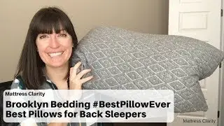Brooklyn Bedding #BestPillowEver - Best Pillows for Back Sleepers