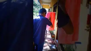 Mom and son reverse painting 💖#samARTs #reversepainting #mother #drawing #viral #shorts