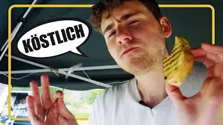 Die BESTEN Camping Rezepte: Knoblauch Baguette und gegrillte Zucchini