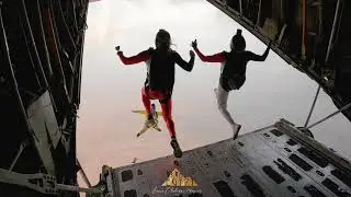 JUMP LIKE A PHARAOH VOL 5  SKYDIVING EVENT - C130 HERCULES EXITS - PART A