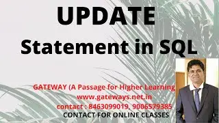 SQL UPDATE STATEMENT | UPDATE QUERY IN SQL | UPDATE IN ORACLE
