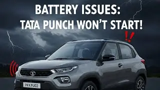 Tata Punch Starting Issue | Battery Drained| Key Not working| How to Fix| 'F' Error|