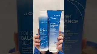 Say goodbye to brassy tones and hello to rich, radiant brunettes with Joico Color Balance Blue 💙✨