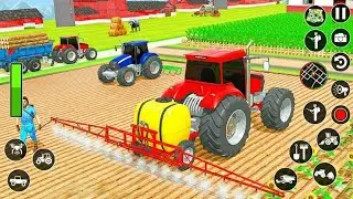 New 2056 Tractor Farming Game Android Gameplay! 🚜 Best Indian Tractor Game by GameKingOK