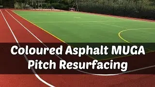 Coloured Asphalt MUGA Pitch Resurfacing