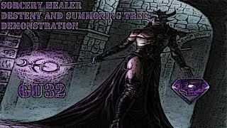 DCUO: Sorcery Healer Desteny and Summoning Tree Demonstration GU32 |Awesome|