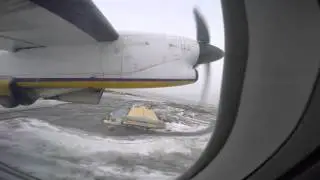 Air Iceland NY439 Dash 8-200 Takeoff from Reykjavik Airport (RKV)