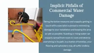 Commercial Water Damage Repair & Water Removal Raleigh