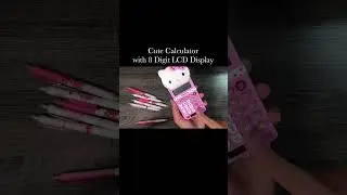 Cute Calculator with 8 Digit LCD Display
