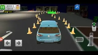 Driving through cones........Multi level 7 car parking simulator