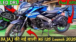 Bajaj Lounch New Generation Pulsar NS 125Cc 2025 & LED DRL Light&DMeter Upgrade Future@MTABiker07