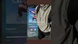 How to make aesthetic SPOTIFY edit using PicsArt 🪐✨ | #aestheic #edit #photoediting #shorts