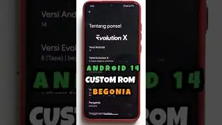 ANDROID 14 - CUSTOM ROM BEGONIA | REDMI NOTE 8 PRO