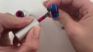 Crystal Nails Mosaic Liquid Nail Art & Magic Stripes Tutorial