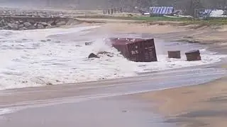 Kollam // Kaapil // Container-2 #kollam #kerala #container #shipwreck #shipwreckdiscovery