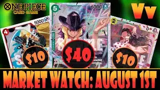 One Piece TCG: Market Watch August 1st, 2025 - Some Cards Not Getting Reprints Are Going Up in Price