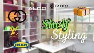 HOW TO STYLE SHELVES | Ikea BILLY Bookshelves Hack | YouTube Studio